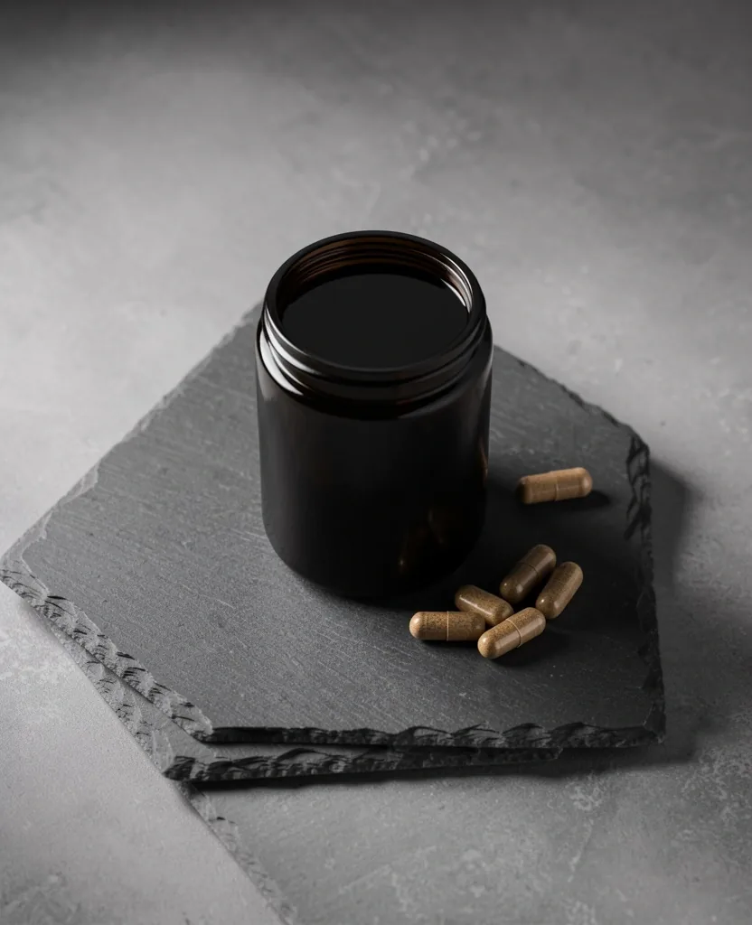 Editorial product photo of a multivitamin bottle